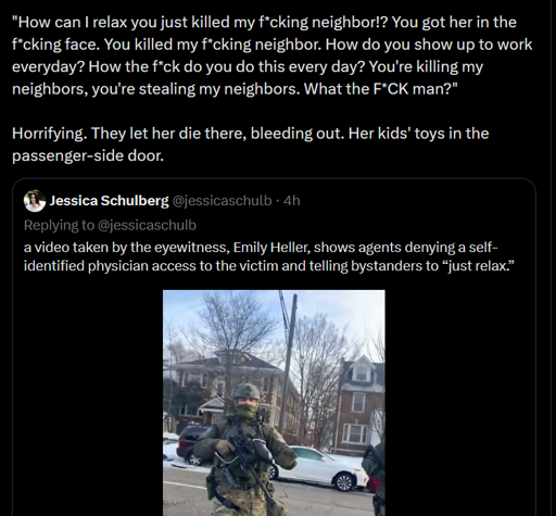 ICE agents stop attempts to give first aid to person they shoot